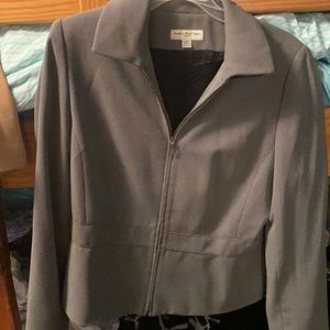 Grey suit jacket